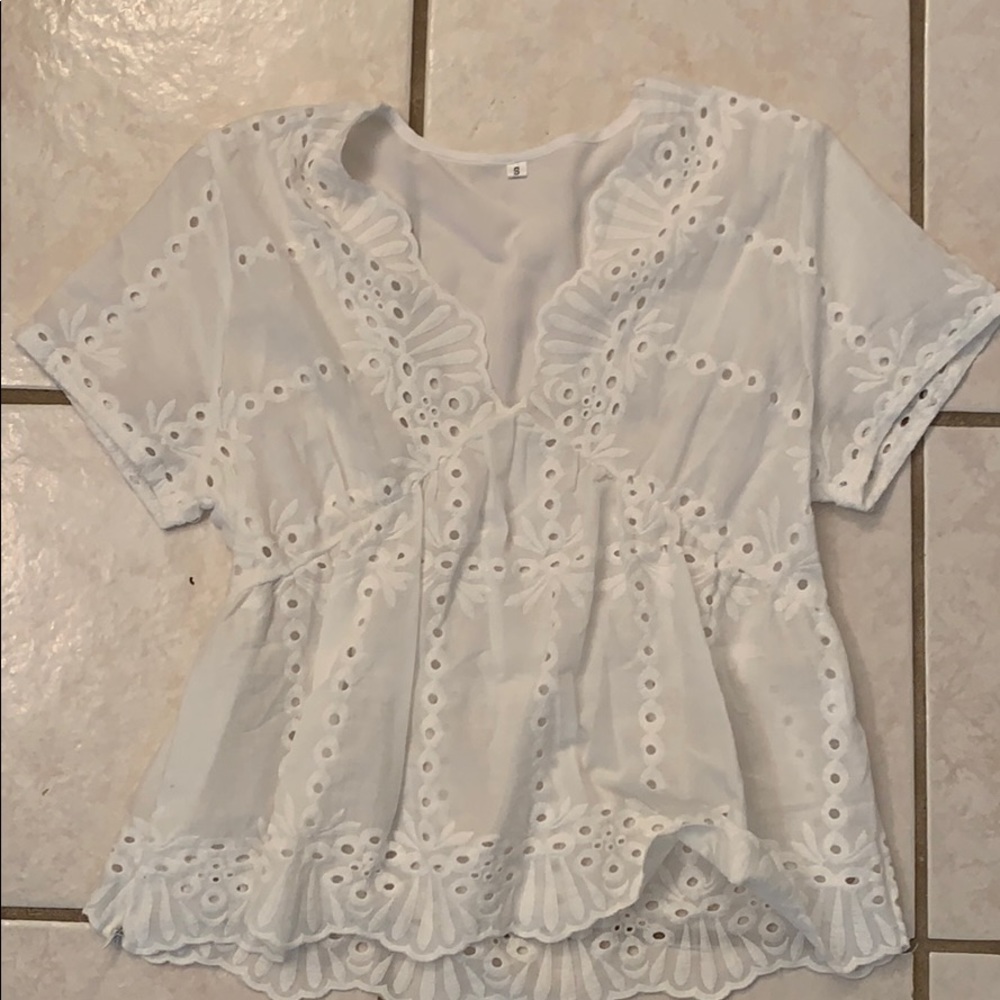 Embellished Short Sleeved Top